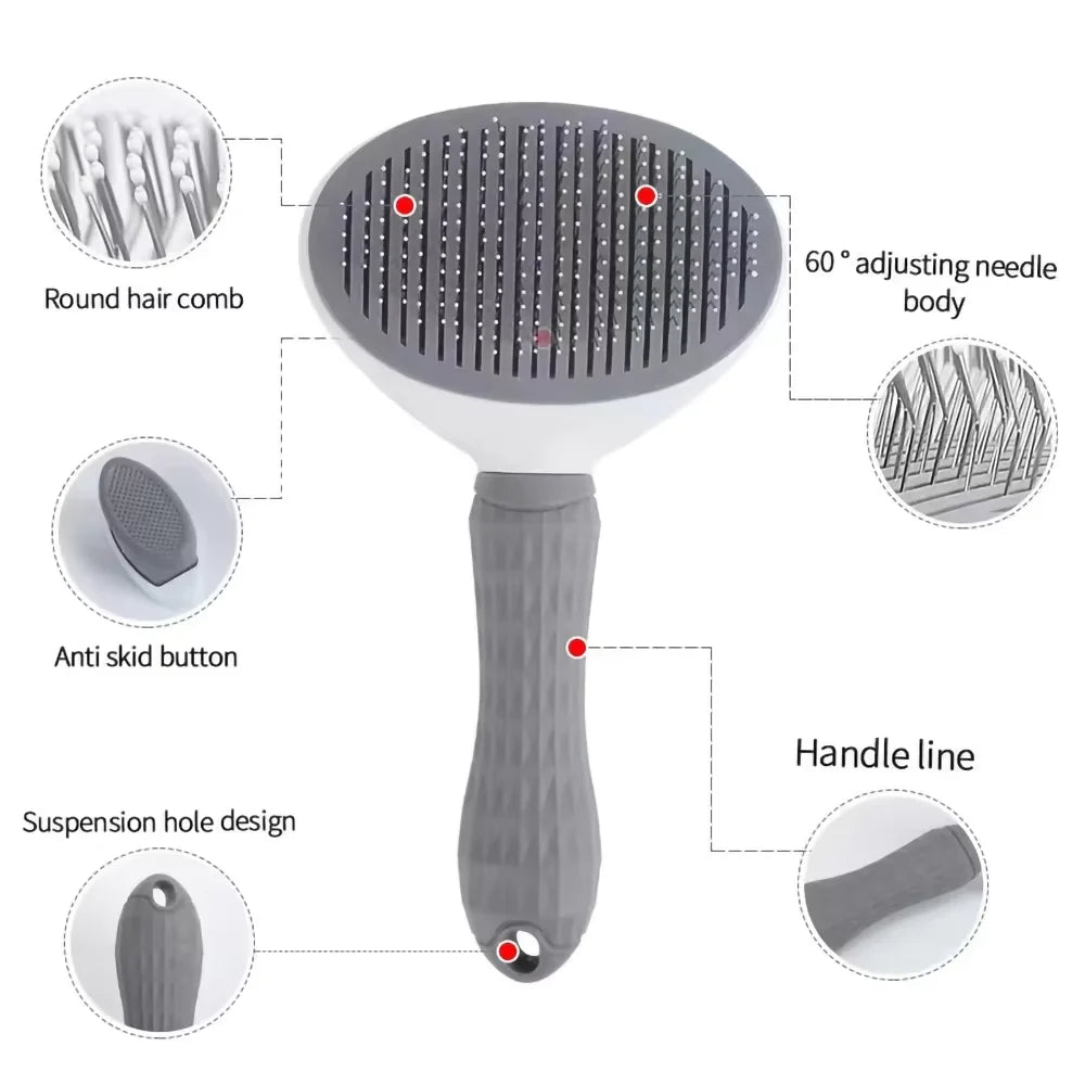 Pet Brush Cat/dog Comb Cleaning Pet Hair Remover Brush For Dogs Cats