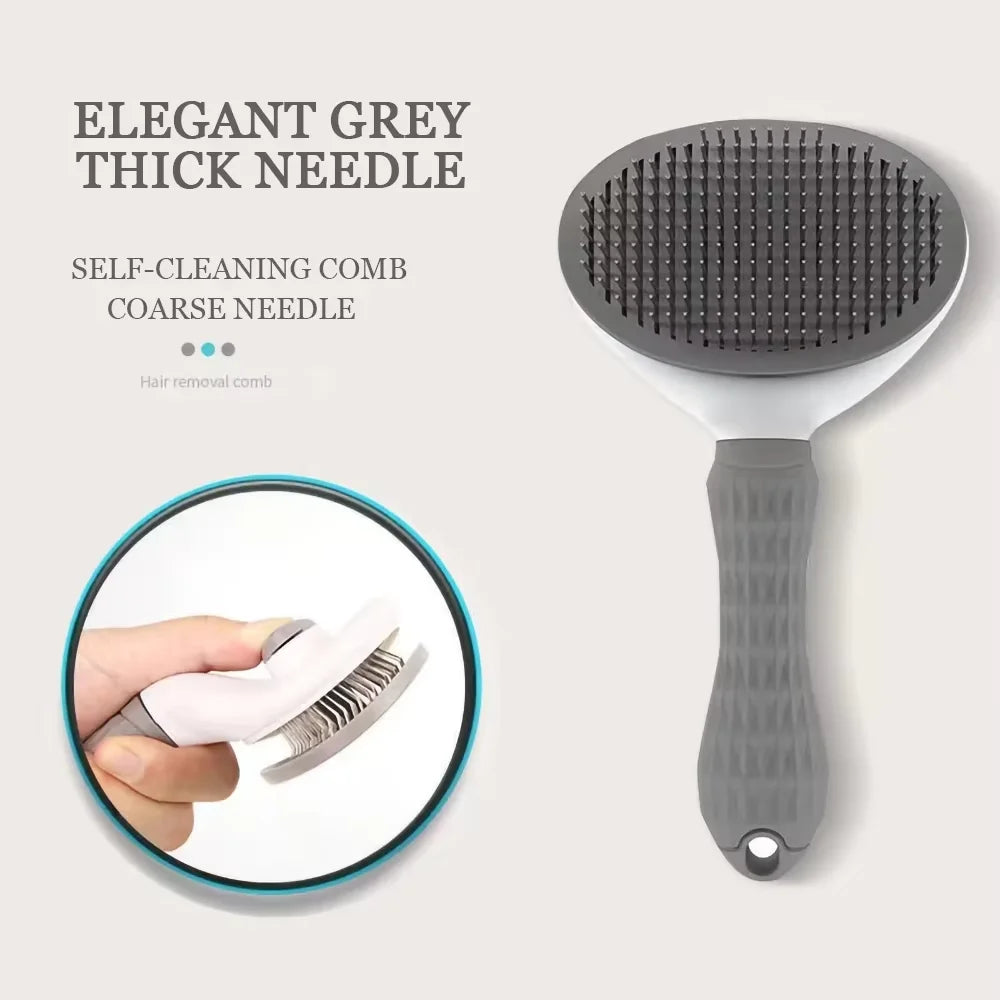 Pet Brush Cat/dog Comb Cleaning Pet Hair Remover Brush For Dogs Cats