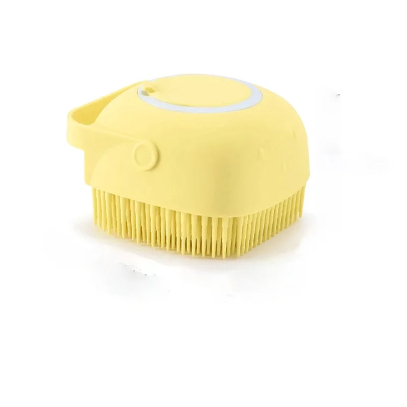 Bathroom  Puppy Big Dog Cat Bath Massage Gloves Brush Soft Safety