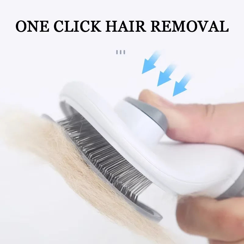Pet Brush Cat/dog Comb Cleaning Pet Hair Remover Brush For Dogs Cats